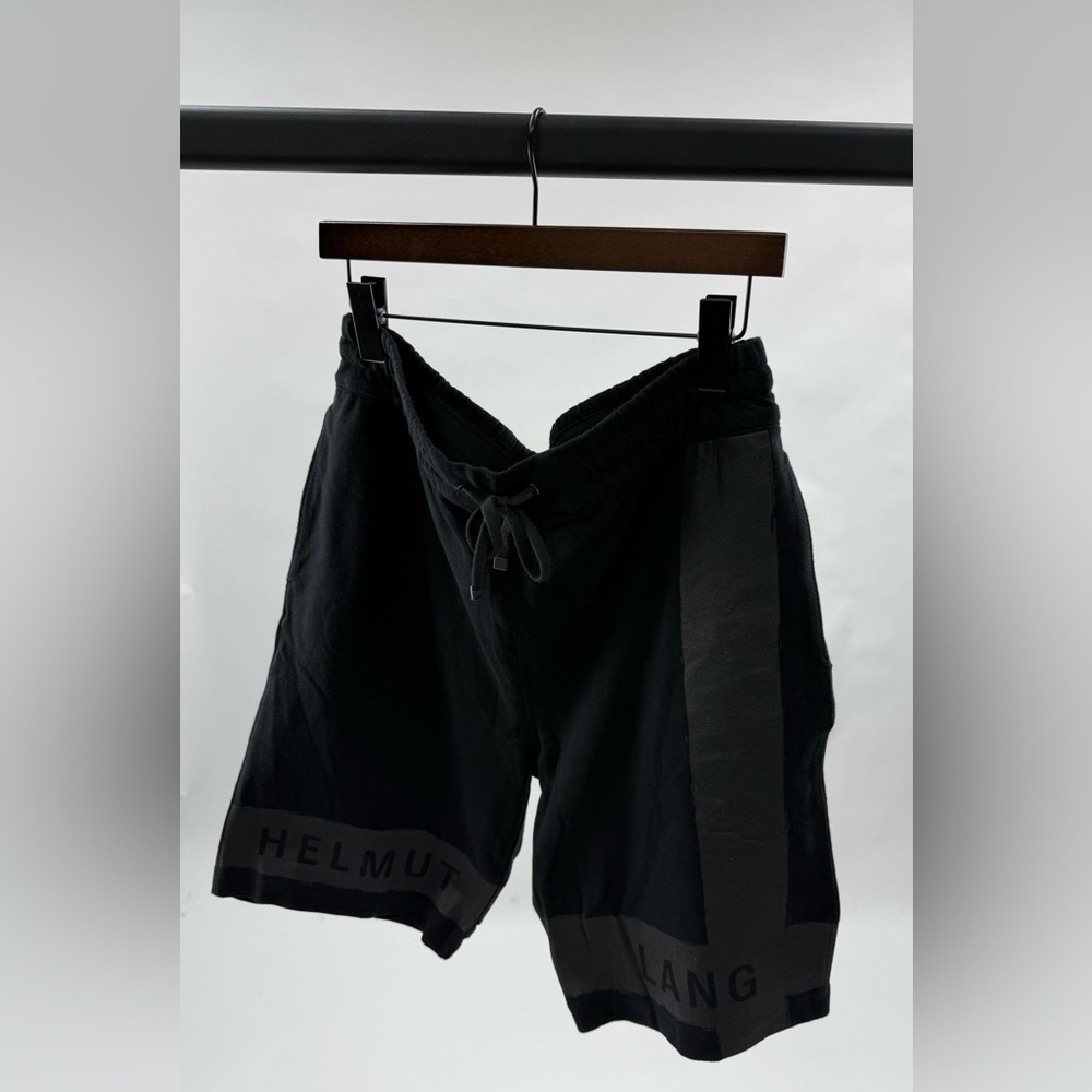 Helmut Lang Black and Gray Joggers